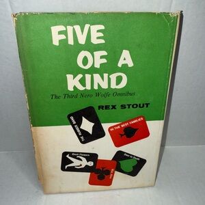 Five of a Kind: Third Nero Wolfe Omnibus by Rex Stout Book  [BCE · 1961]